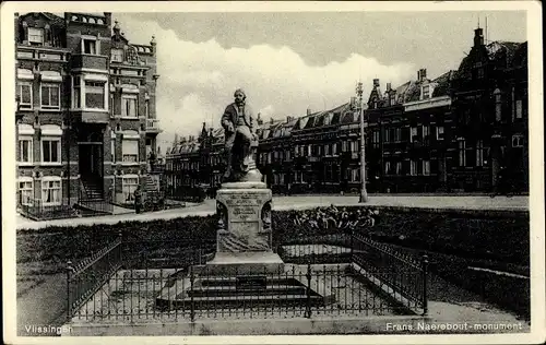 Ak Vlissingen Zeeland Niederlande, Frans Naerebout-monument