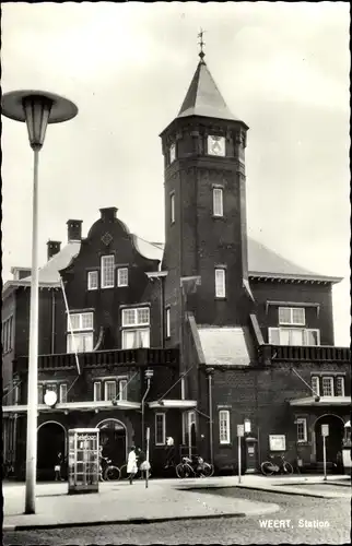 Ak Weert Limburg Niederlande, Station