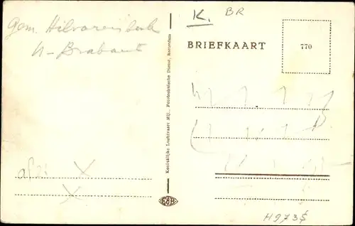 Ak Esbeek Nordbrabant Niederlande, Rustoord Vacantiehuis, Luchtfoto