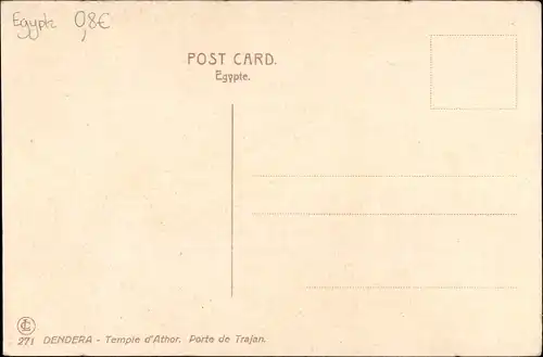 Ak Dendera Ägypten, Temple d'Athor, Porte de Trajan