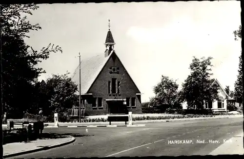 Ak Harskamp Gelderland, Ned. Herv. Kerk