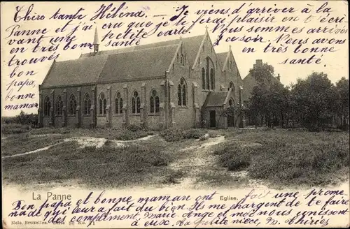 Ak La Panne De Panne Westflandern, Eglise