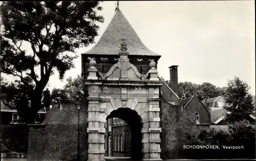 Ak Schoonhoven Südholland Niederlande, Veerpoort