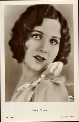 Ak Schauspielerin Mary Brian, Portrait