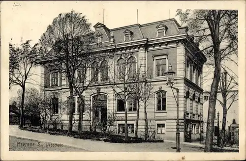 Ak Meerane in Sachsen, Webschule