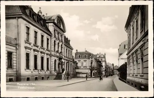 Ak Meerane in Sachsen, Poststraße