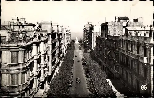 Ak Oran Algerien, l'Avenue Loubet