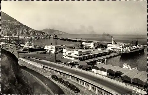 Ak Oran Algerien, La Gare Maritime