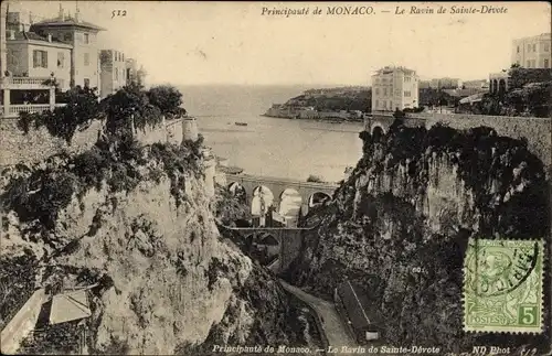 Ak Monaco, Le Ravin de Sainte Devote