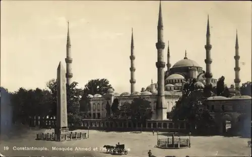 Ak Konstantinopel Istanbul Türkei, Mosquee Ahmed et l'Hippodrome