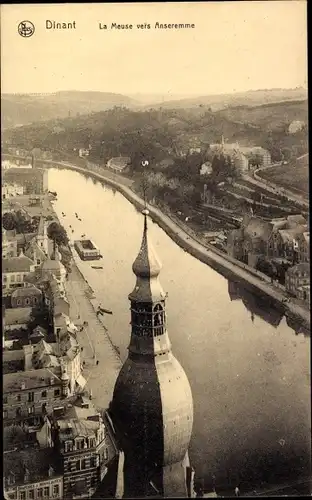 Ak Dinant Wallonien Namur, La Meuse vers Anseremme