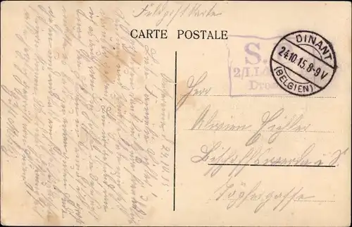 Ak Dinant Wallonien Namur, Vue generale