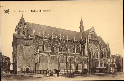 Ak Liège Lüttich Wallonien, Eglise St-Jacques