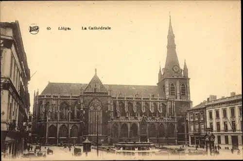 Ak Liège Lüttich Wallonien, La Cathedrale