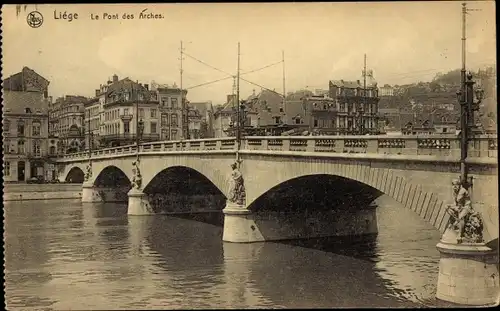 Ak Liège Lüttich Wallonien, Le Pont des Arches