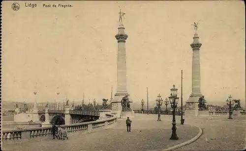 Ak Liège Lüttich Wallonien, Pont de Fragnee