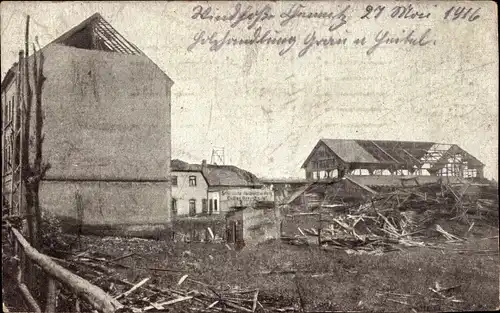 Ak Chemnitz in Sachsen, Sturm-Katastrophe am 27. Mai 1916