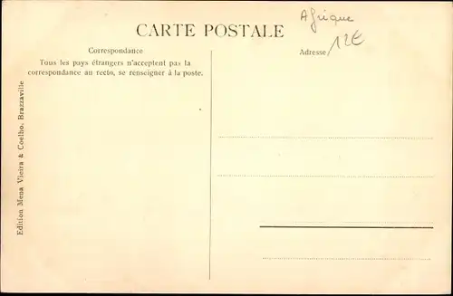 Ak Brazzaville Französisch Kongo, Le Village de M'Bama