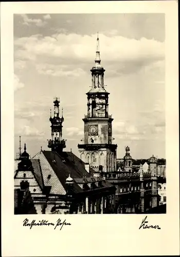 Ak Poznań Posen, Rathausturm