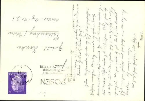 Ak Poznań Posen, Rathausturm