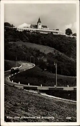 Ak Wien 19 Döbling Österreich, Kahlenberg, Neue Höhenstraße