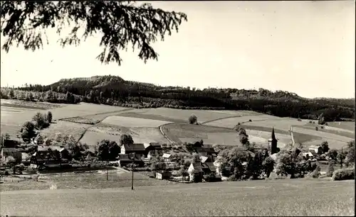 Ak Cunnersdorf Gohrisch in Sachsen, Panorama