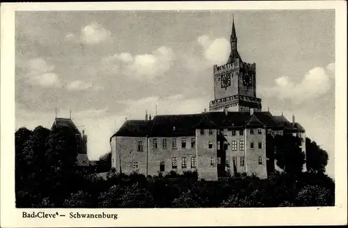 Ak Bad Cleve Kleve am Niederrhein, Schwanenburg