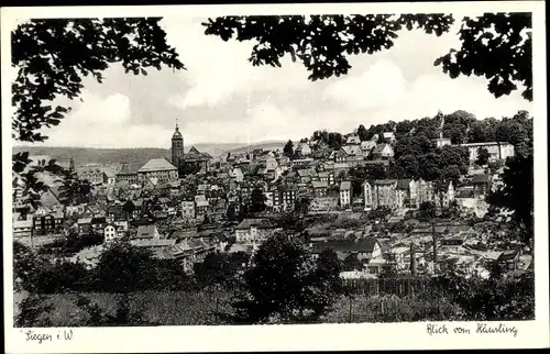 Ak Siegen in Westfalen, Blick vom Häusling