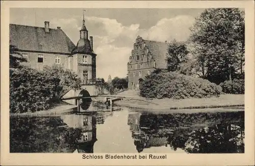 Ak Bladenhorst Castrop Rauxel im Ruhrgebiet, Schloss