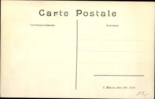 Ak Aérostation militaire, Ballon Dirigéable Patrie, Raid Paris Verdun, Französisches Luftschiff