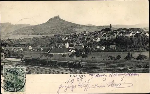 Ak Hechingen im Zollernalbkreis, Gesamtansicht