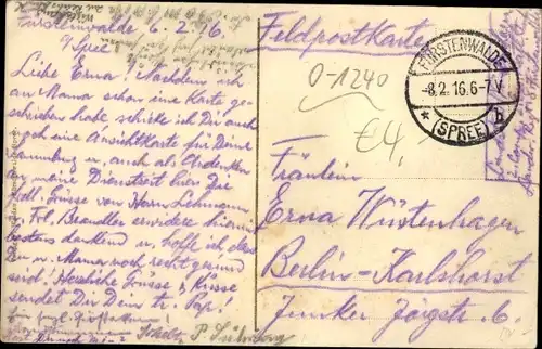 Ak Fürstenwalde an der Spree, Rathausbogen, Durchblick zum Markt, Automobil