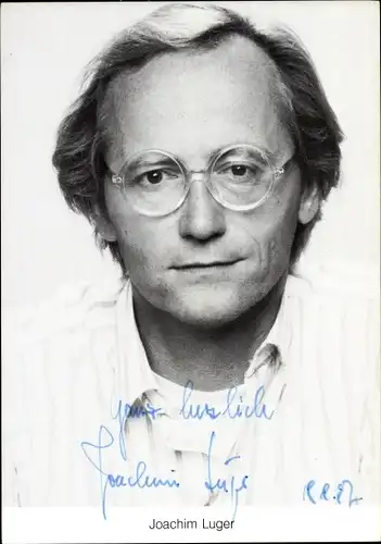 Ak Schauspieler Joachim Luger, Lindenstraße, Portrait, Autogramm