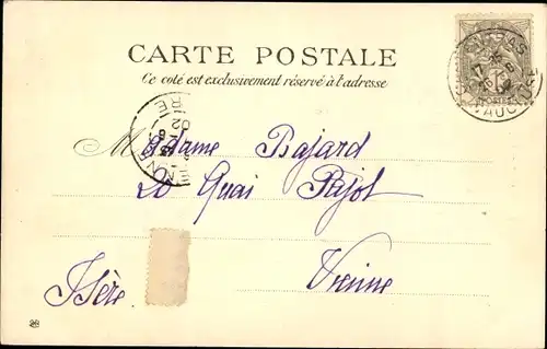 Ak Carpentras Vaucluse, La Porte Notre Dame, Marché