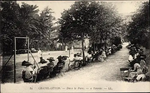 Ak Châtel Guyon Puy de Dôme, Dans le Parc, Tennis