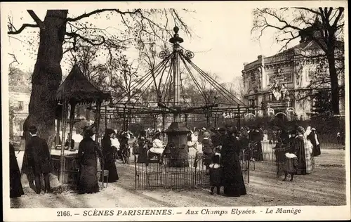 Ak Paris VIII Arrondissement Élysée, Aux Champs-Élysées, Le Manege