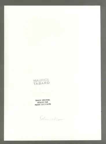 Maurice Tabard, Original, 1970er Jahre, Solarisation. o. T. (Nackte Frau im Liegstuhl)