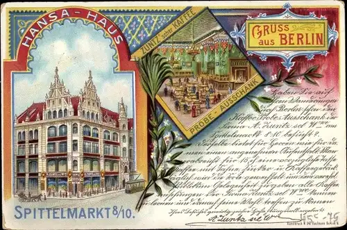 Litho Berlin Mitte, Spittelmarkt 8, Hansa Haus, Innenansicht