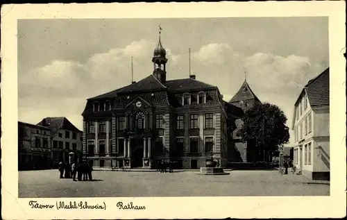 Ak Teterow im Kreis Rostock, Rathaus