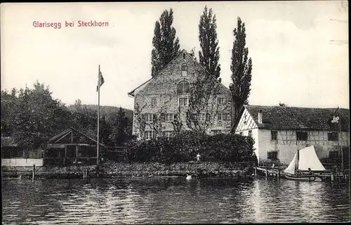 Ak Steckborn Kt Thurgau Schweiz, Partie bei Schloss Glarisegg