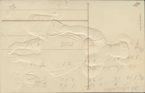 Präge Litho Die schöne Aussicht, Bayerin in Tracht