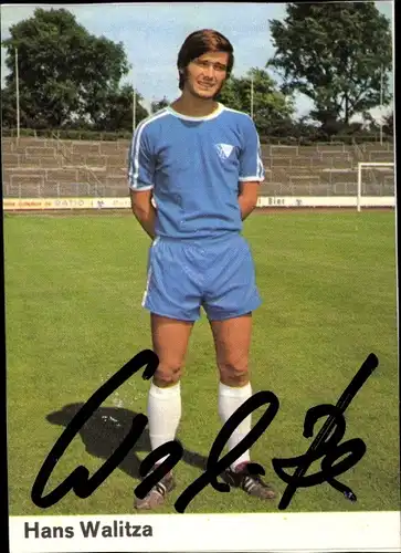 Ak Fußballspieler Hans Walitza, VfL Bochum, Autogramm