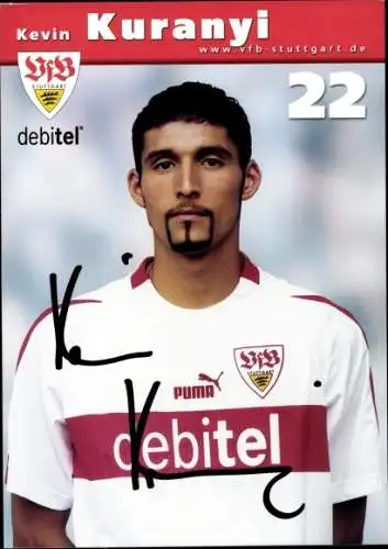 Sammelbild Fußballspieler Kevin Kuranyi, VfB Stuttgart, Autogramm