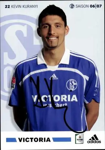 Ak Fußballer Kevin Kuranyi, Portrait, Autogramm, Schalke 04