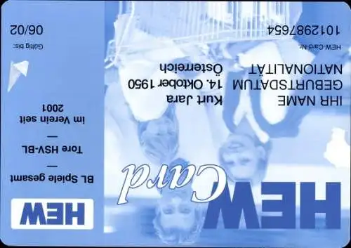 Ak Chef Trainer Kurt Jara, Portrait, Autogramm, HSV