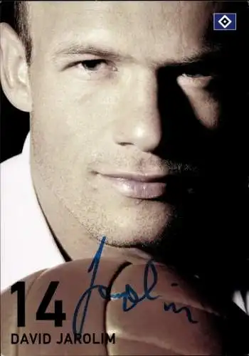 Ak Fußballer David Jarolim, Portrait, Autogramm