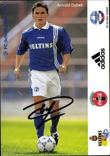 Ak Fußballspieler Arnold Dybek, Autogramm, Schalke 04