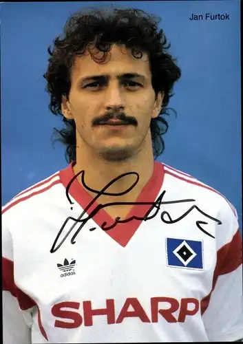 Ak Fußballspieler Jan Furtok, Autogramm, Hamburger SV