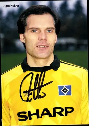 Ak Fußballspieler Jupp Koitka, Autogramm, Hamburger SV