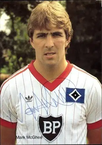 Ak Fußballspieler Mark McGhee, Autogramm, Hamburger SV